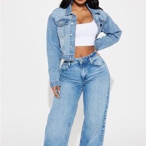 Loose Baggy Jeans-Light Wash